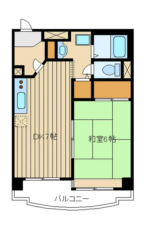 パークフロントナリタ 3階階 間取り