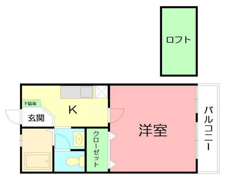 アンディ 2階階 間取り