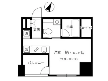 パークリュクス銀座8丁目モノ(1LDK/3階)の間取り写真