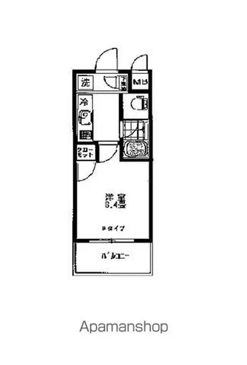 アーバイル三田慶大前 2階階 間取り