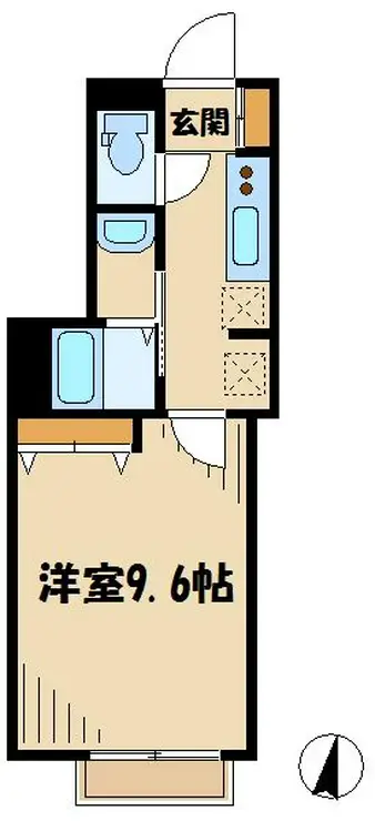 ラ・セントロ 1階階 間取り