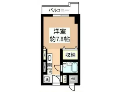 シティフォーラム新小平(ワンルーム/4階)の間取り写真