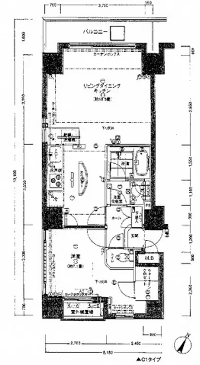 ミュゼ表参道 7階階 間取り