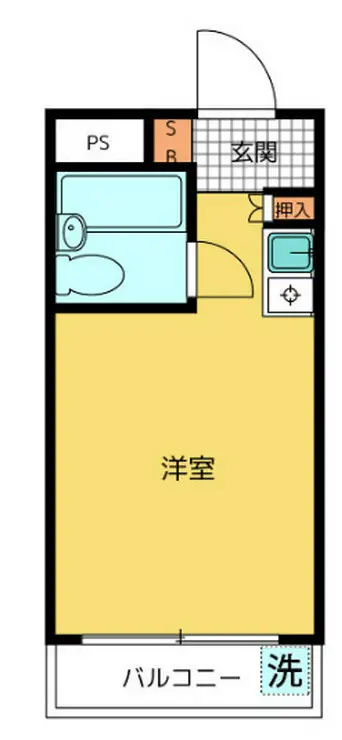 セントヒルズ中野 4階階 間取り