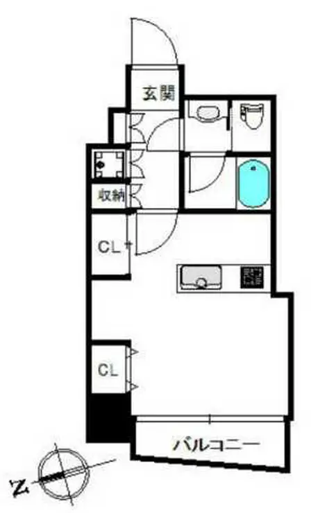 アクシア新宿御苑 7階階 間取り