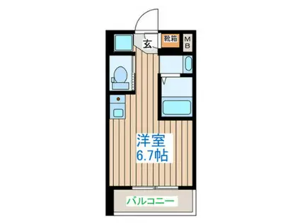 令和ライフ北目町(ワンルーム/10階)の間取り写真