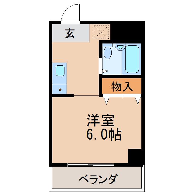メゾンドエトワール(ワンルーム/7階)の間取り写真