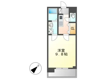 SPAZIO METALLO(1K/5階)の間取り写真