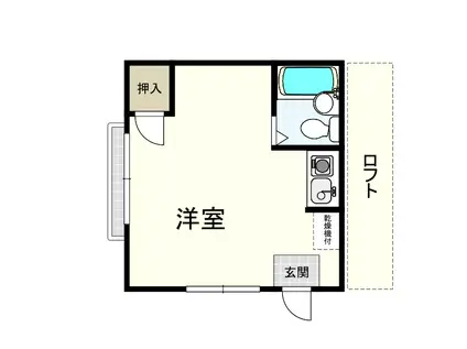 アーチェリーハウス(ワンルーム/2階)の間取り写真