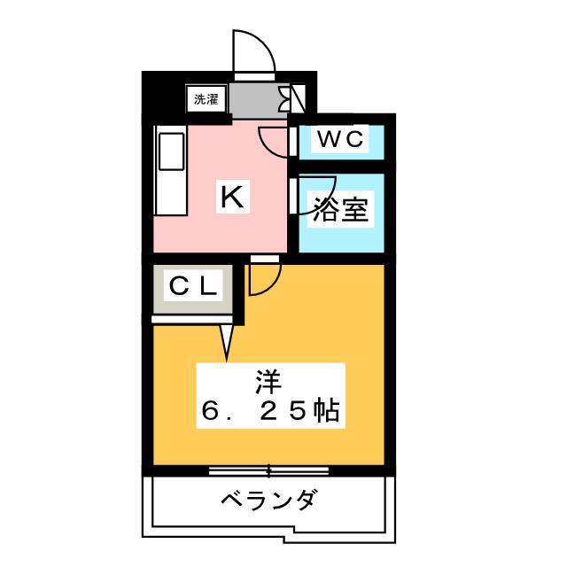 レシェンテ・ルミエール(1K/3階)の間取り写真