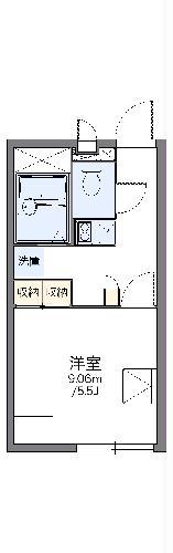 レオパレスR&J(1K/2階)の間取り写真