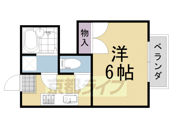 セフィラ21(1K/1階)の間取り写真