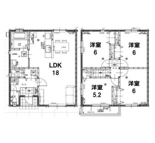 グランソフィア三和(4LDK/1階)の間取り写真