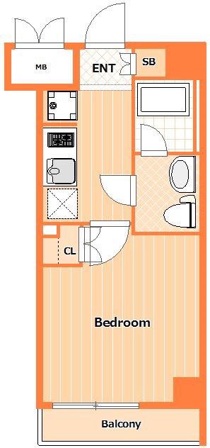 SHOKEN RESIDENCE横浜天王町(1K/7階)の間取り写真