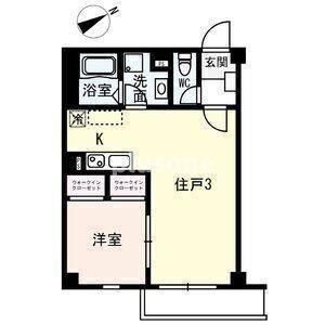 SOLASIA RESIDENCE 九条(1LDK/3階)の間取り写真