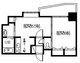 ノルテ6条通弐番館(2K/9階)の間取り写真