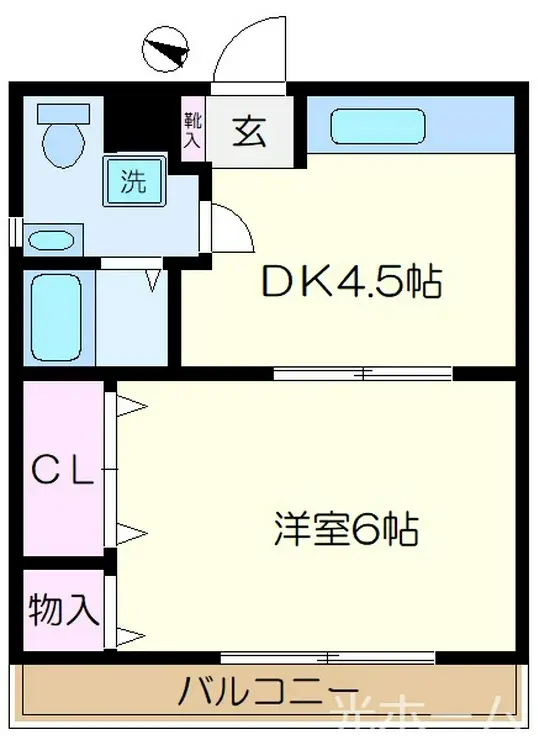 サンメゾン 2階階 間取り