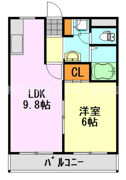 ファーレ秋元 3階階 間取り