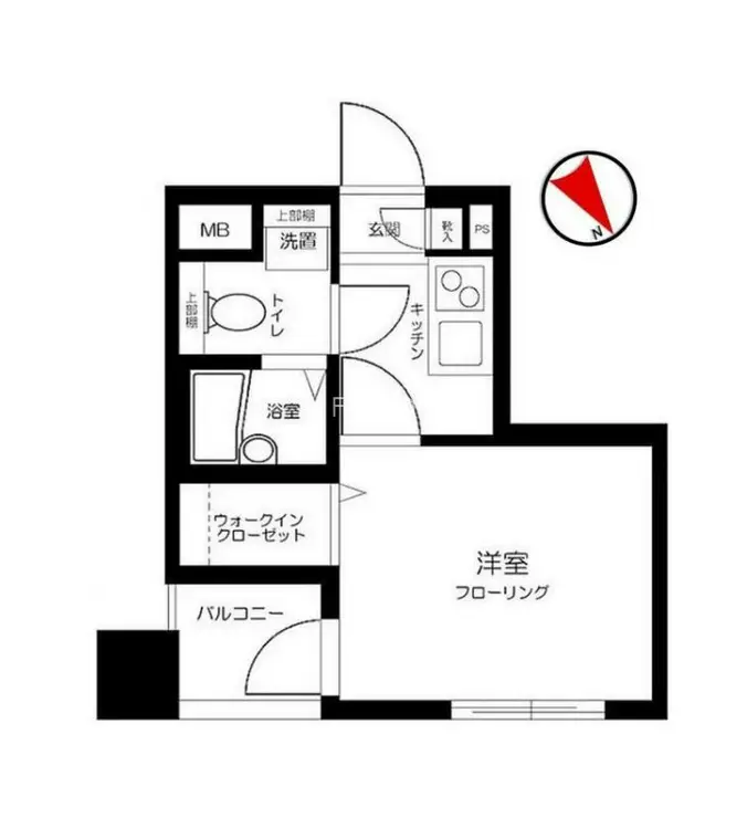 ガラ・シティ京橋 11階階 間取り