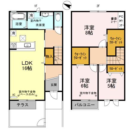 PRIMO II(3LDK/1階)の間取り写真