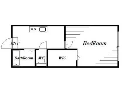 AMBITION本千葉(1K/3階)の間取り写真