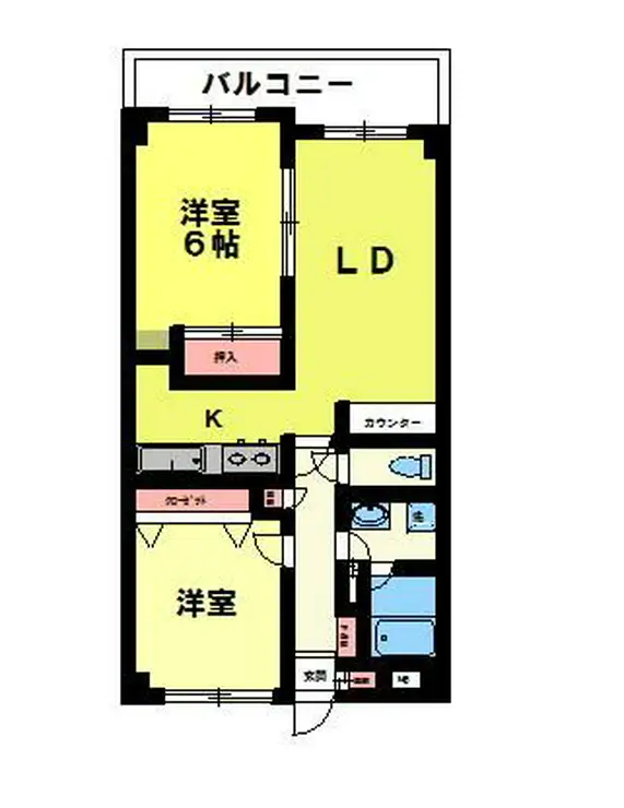 エスポワール松戸元山II 3階階 間取り
