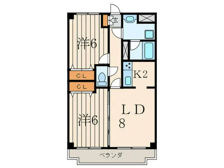 フレグランス 3階階 間取り