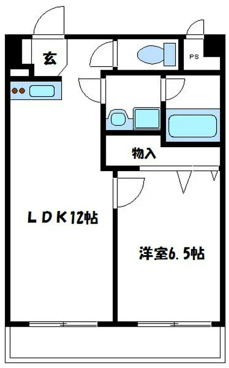 プリムローズハウス 6階階 間取り