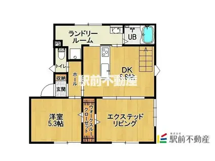 ビオ・トープ大和E(2DK/2階)の間取り写真