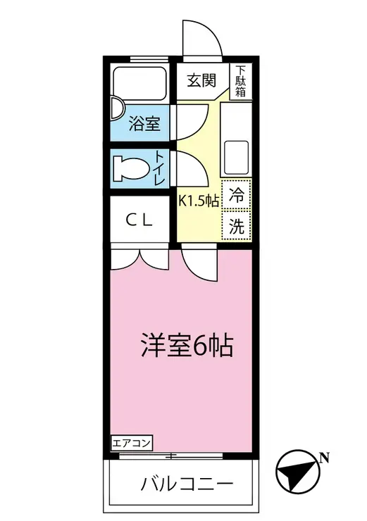 メゾンドールMURAKATA 1階階 間取り