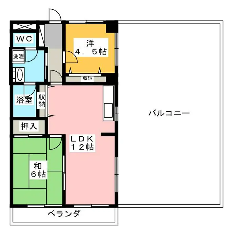 元屋敷壱番館 3階階 間取り
