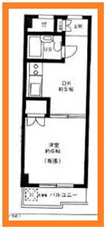 サンライズ梶ヶ谷 2階階 間取り