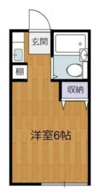 サニネス阿佐ヶ谷(ワンルーム/1階)の間取り写真
