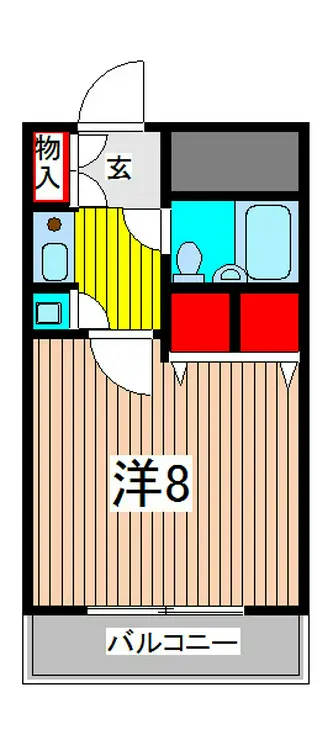 ライオンズシティ浦和常盤 3階階 間取り