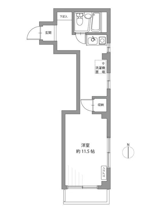 メゾン今泉 4階階 間取り