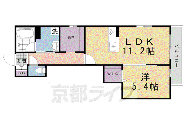 SHAMAISON RELAFORT(1SLDK/3階)の間取り写真