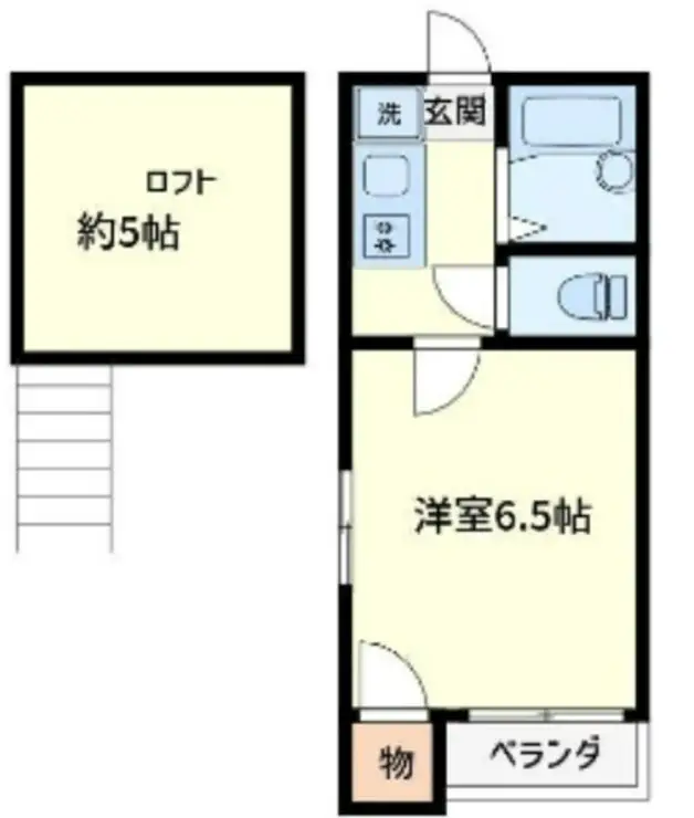 ファーストコーポラス9 2階階 間取り