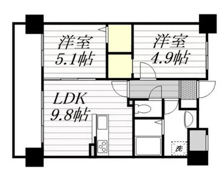 アーデン芝公園 10階階 間取り