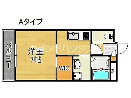 C.BIEN-ETRE(1K/2階)の間取り写真