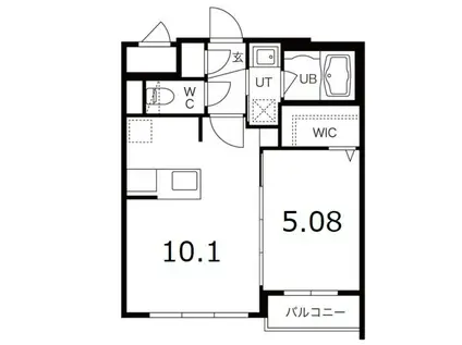 SOTINE手稲(1LDK/3階)の間取り写真