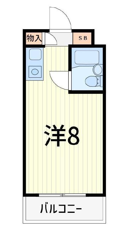 トップ青砥第4(ワンルーム/1階)の間取り写真