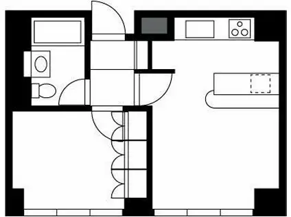 マナハウス四谷(1LDK/1階)の間取り写真