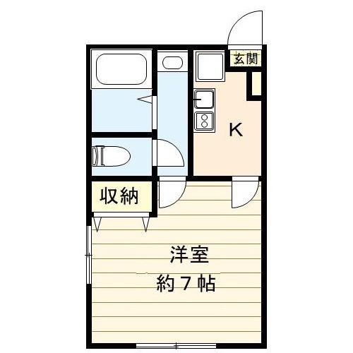KA RESIDENCE NISHINIPPORI(1K/3階)の間取り写真