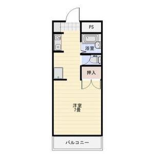 ドルフ春日井(1K/2階)の間取り写真