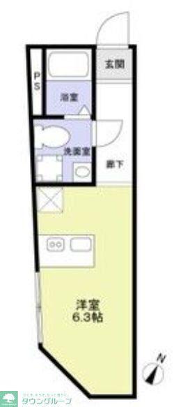 URBAN NEST 杉並(1DK/2階)の間取り写真