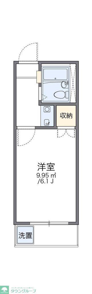 レオパレス日吉第1(1K/2階)の間取り写真