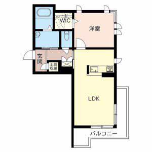 セレナヴィラ(1LDK/3階)の間取り写真