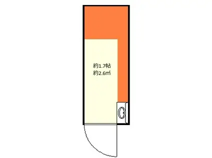 ツバセスPART9(ワンルーム/3階)の間取り写真