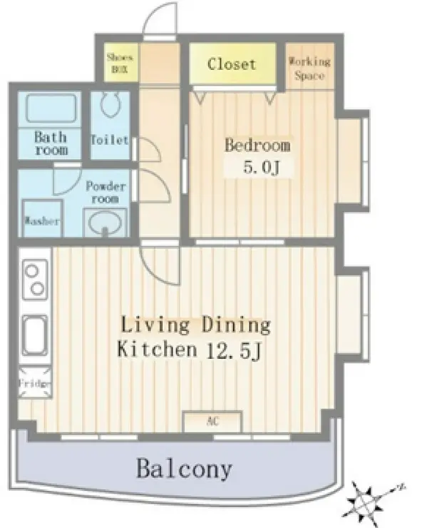プリマベーラ船橋 8階階 間取り