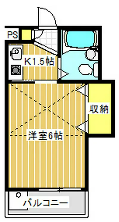 ホワイトハウス2番館 2階階 間取り